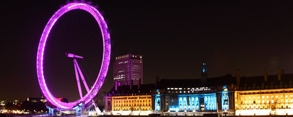 The London Eye and River Thames at Night